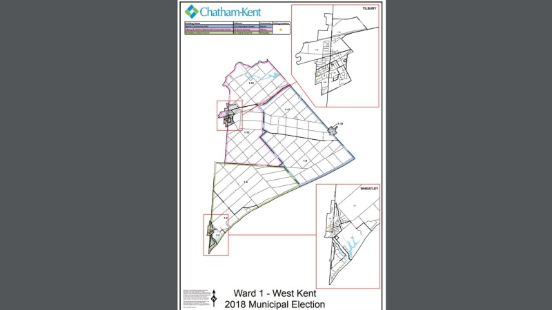 Ward 1 in Chatham-Kent. (Courtesy Municipality of Chatham-Kent)