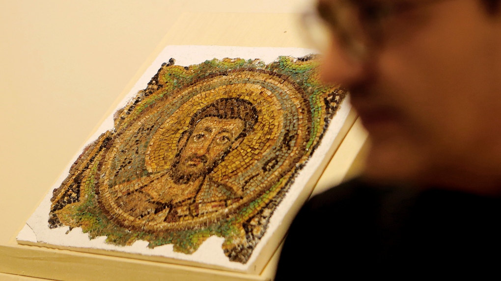 Rare mosaic of Saint Mark