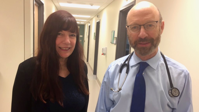 Dr Sharon Koivu and Dr. Michael Silverman discuss their latest research in London, Ont. on Wednesday, Nov. 21, 2018. (Sacha Long / CTV London)