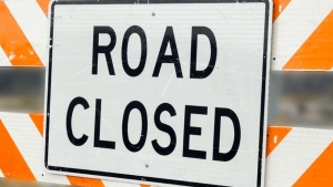 Road Closed sign. (File Photo)
