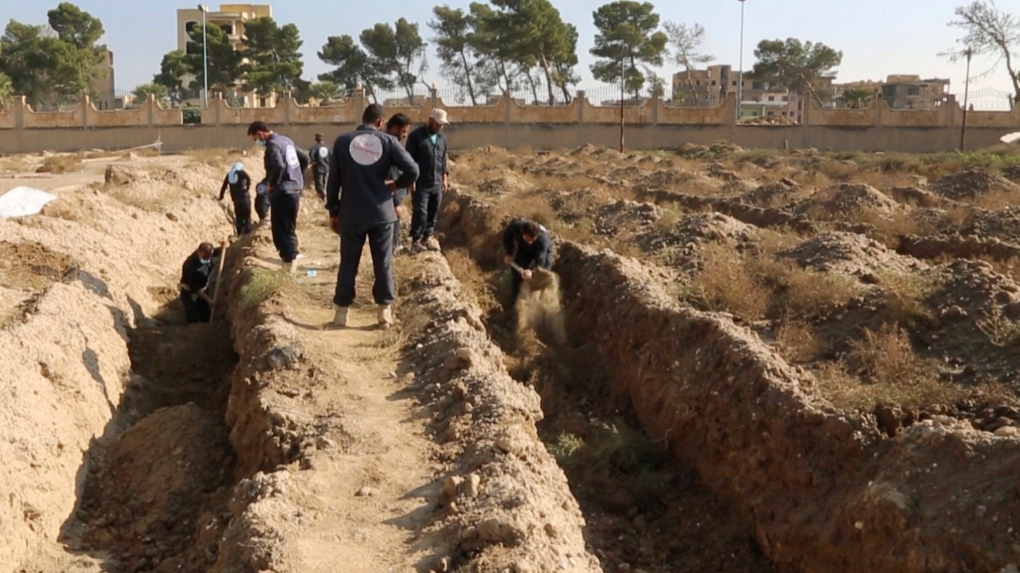 Raqqa mass graves