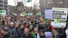 Thousands supporting Franco-Ontarian rights 