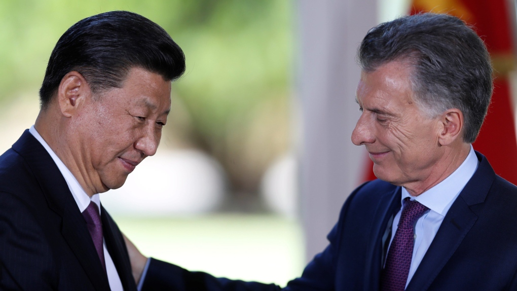 Mauricio Macri and Xi Jinpin