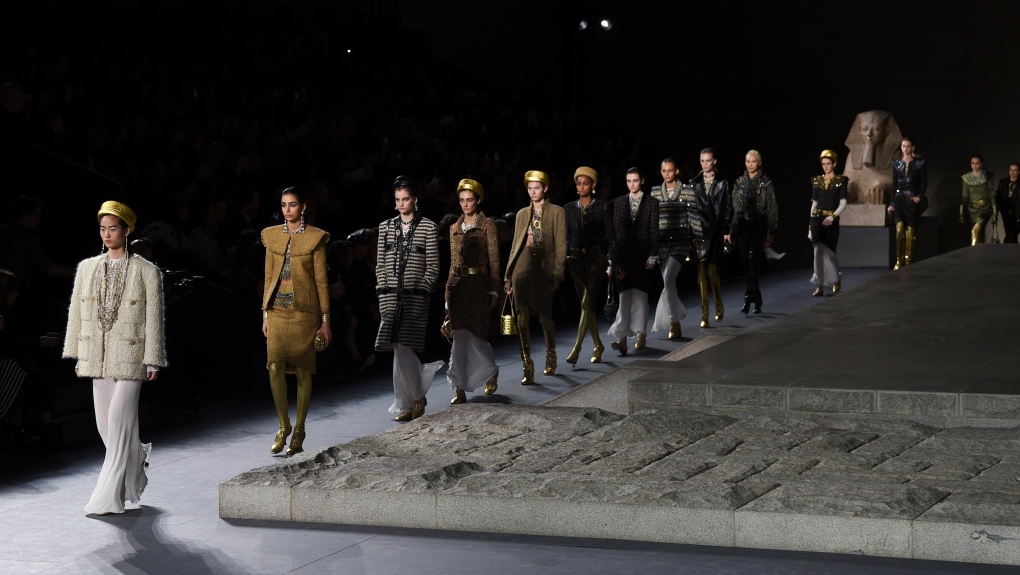 Karl Lagerfeld brings Chanel to ancient Egypt, at Met show | CTV News