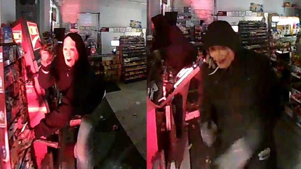 Surveillance photos of two suspects