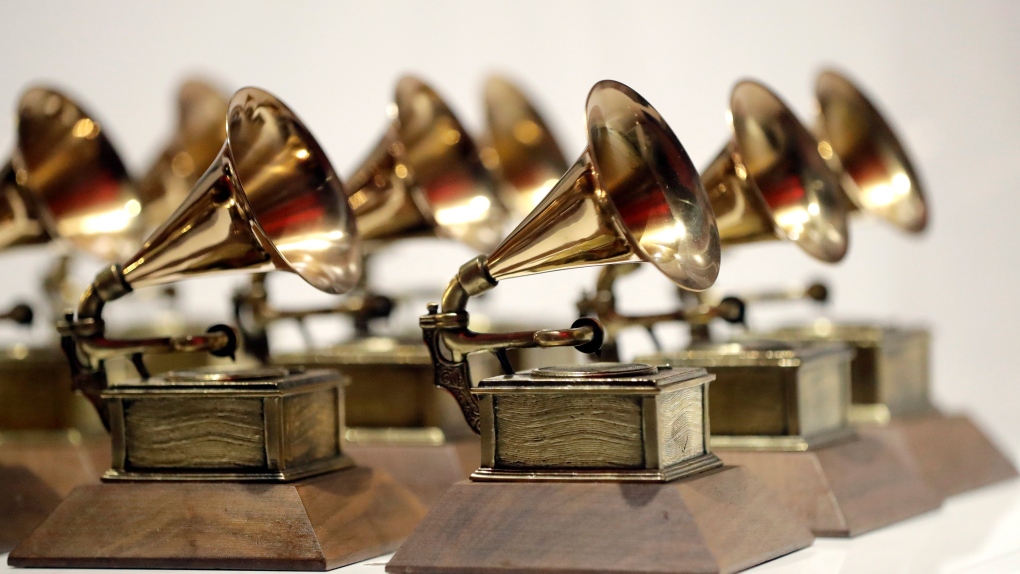 Grammy Awards on display