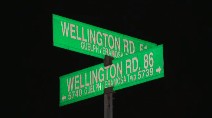 wellington 51 wellington 86 sign