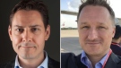 Michael Kovrig (left) and Michael Spavor (right) are seen in this composite image.