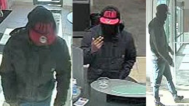 Bank robbery suspect