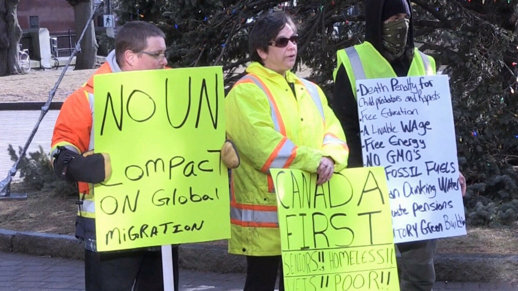 'Yellow Vest' protests held in the Maritimes