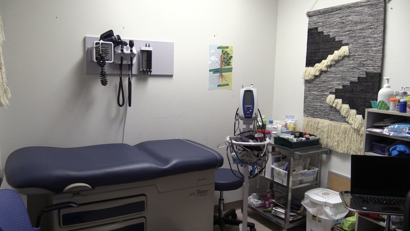 A doctor's office can be seen in this image. (Celine Moreau / CTV London)