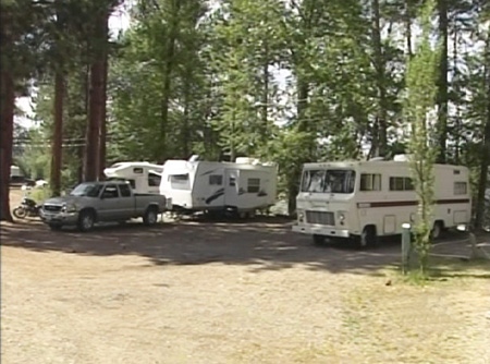 This campground in Princeton, B.C. was one of three locations where a cougar was spotted, it was seen on Friday, July 3, 2009.