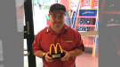 Russell O’Grady, a trailblazing McDonald’s employee with Down syndrome is retiring after 32 years of working in one fast-food restaurant in Australia and becoming a local icon. (Wynn Visser/JobSupport)