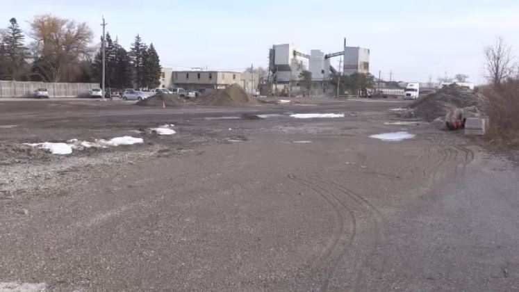 A portion of the property on Wonderland Road that could be the location of a new casino is seen in London, Ont. on Wednesday, Dec. 19, 2018. (Daryl Newcombe / CTV London)