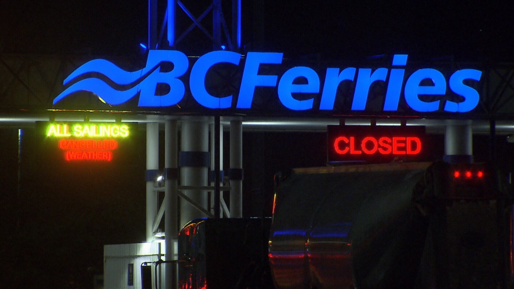Ferry cancellations 