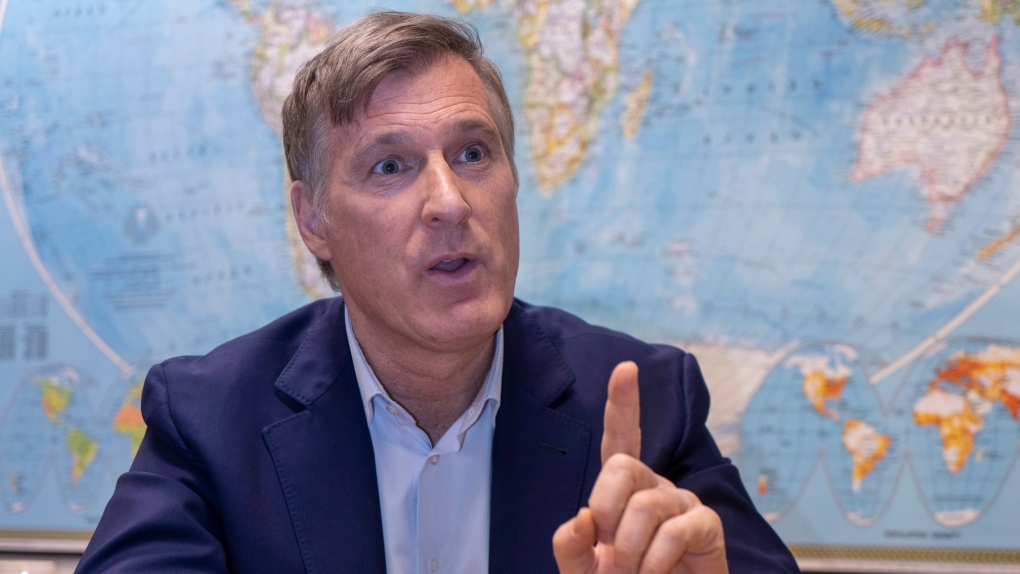 People's Party leader Maxime Bernier