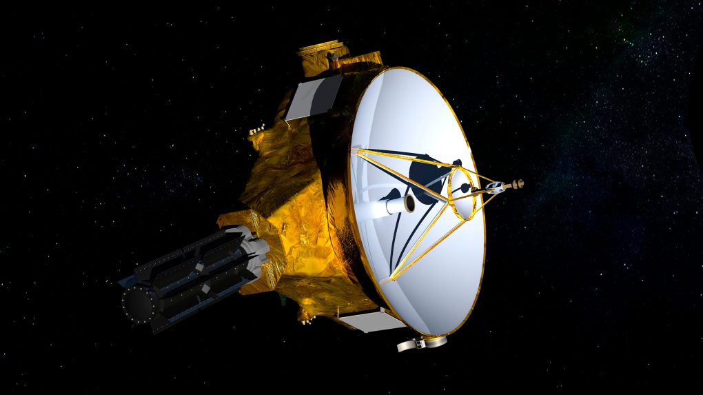 Illustration depicts the New Horizons spacecraft