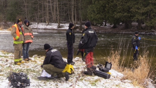 Search for submerged vehicle 