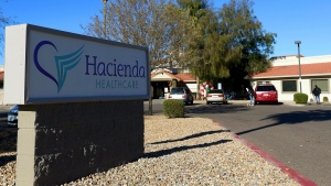 This Friday, Jan. 4, 2019, photo shows Hacienda HealthCare in Phoenix. (AP Photo/Ross D. Franklin)