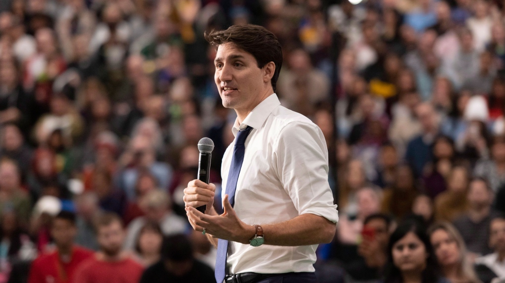 Justin Trudeau at Regina town hall 