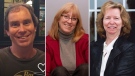 The three victims from the fatal OC Transpo bus crash on January 11, 2019. Bruce Thomlinson (left), Judy Booth (centre), Anja Van Beek (right)