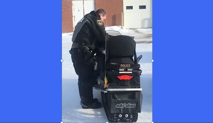 Timmins police were patrolling snowmobile trails