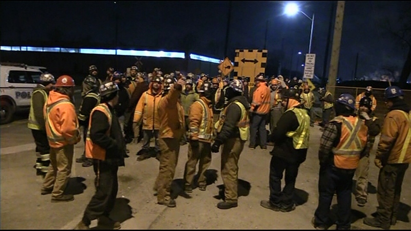 CTV Windsor: Ironworkers protest