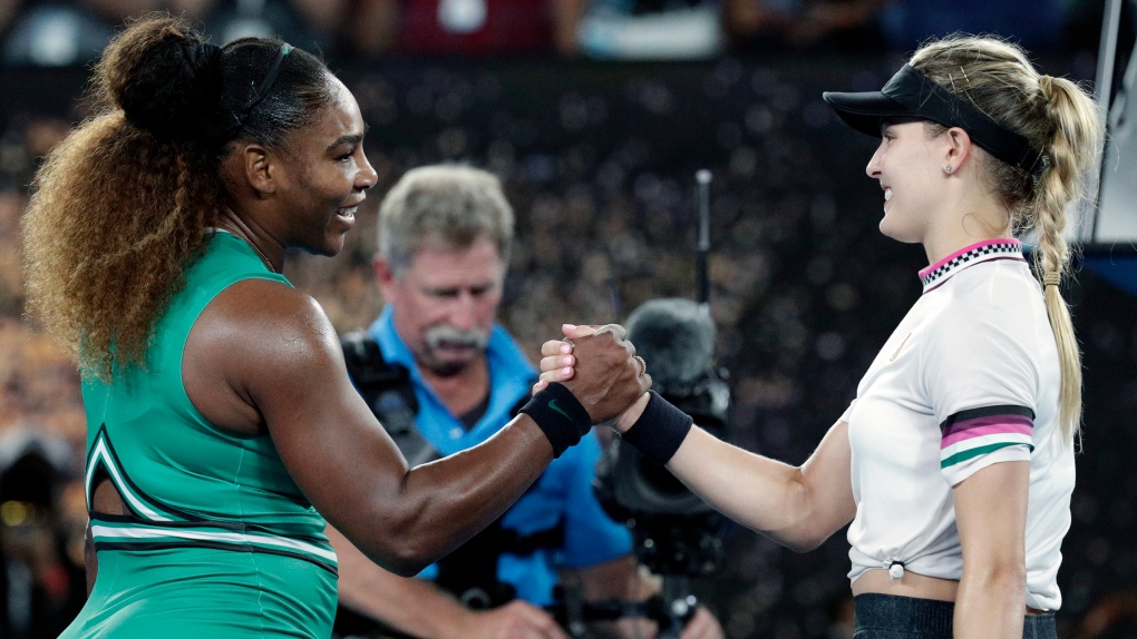 Serena Williams, Eugenie Bouchard