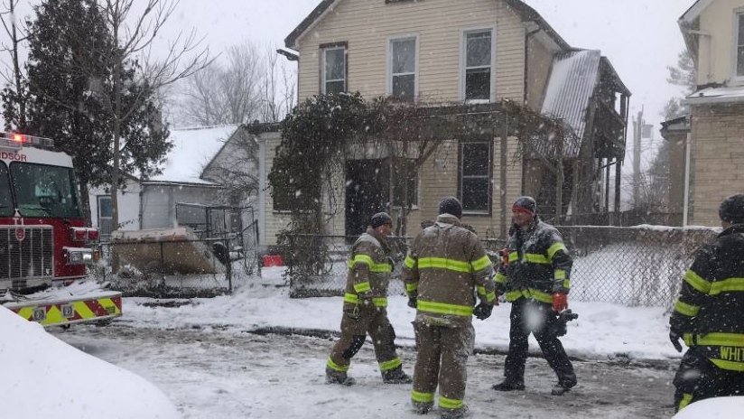 Parent Ave. house fire on Jan. 19, 2018. 