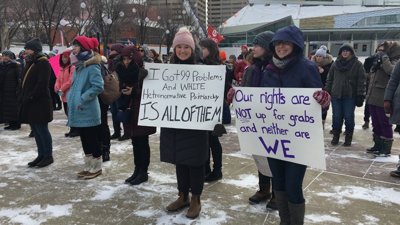 Edmonton's women's march 2019