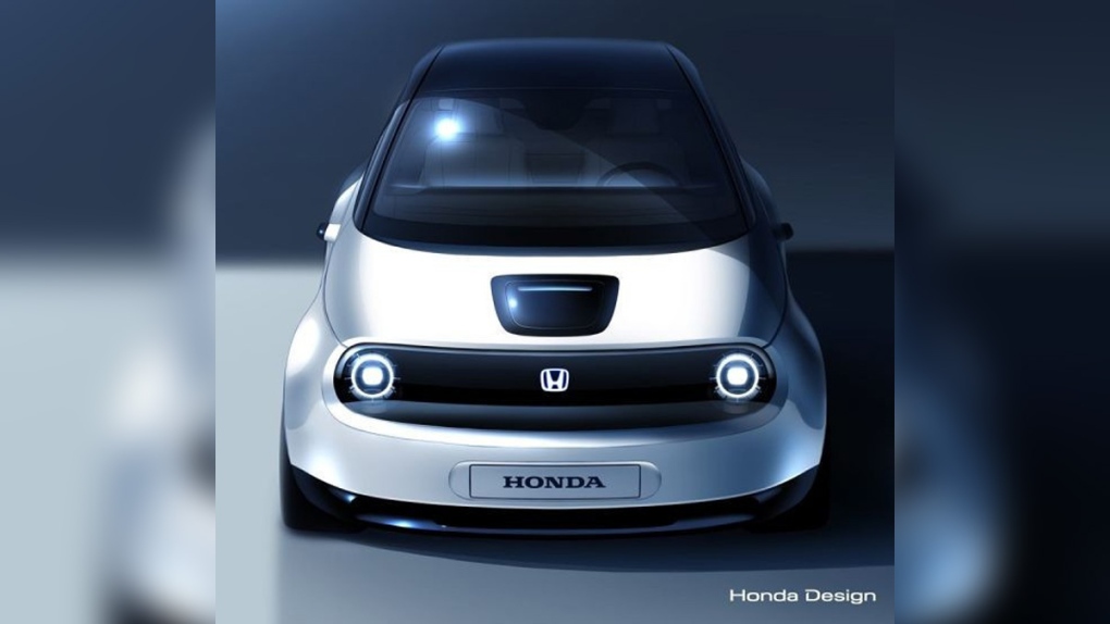 Sketch of Honda's latest EV concept