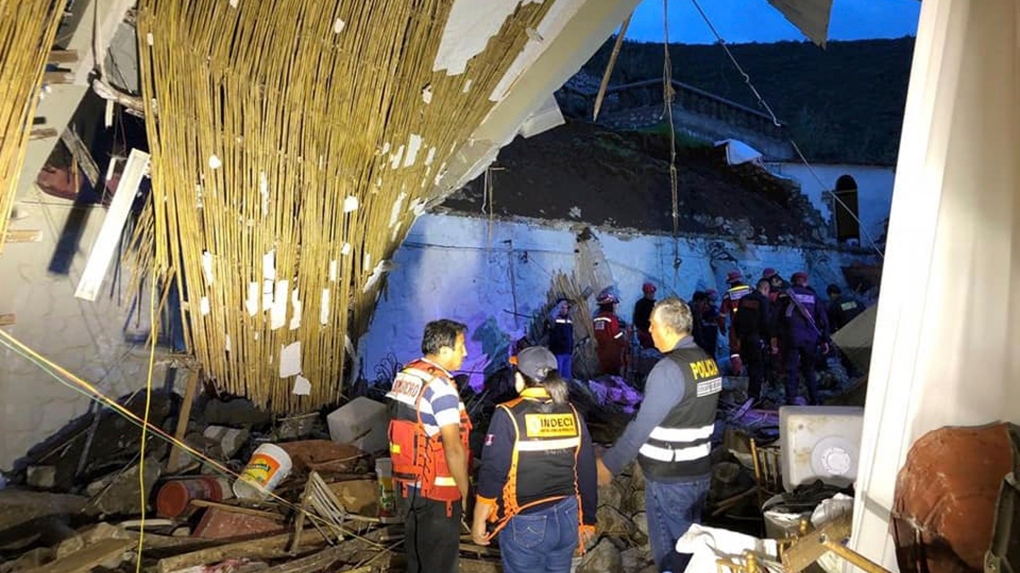 Peru building collapse
