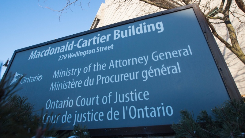 Ontario Court of Justice is seen in Kingston, Ont. on Friday Jan. 25, 2019. THE CANADIAN PRESS/Lars Hagberg