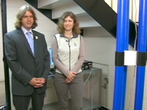 Thoth Technology Inc. co-founders Caroline Roberts Brendan Quine speak with Canada AM on Monday, July 20, 2009.