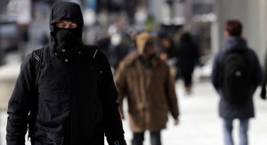 A man is bundled up against the cold in this file photo. (The Associated Press)