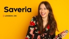 London, Ont. singer/songwriter Saveria appears on CTV's The Launch.
