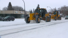 A snow plow is pictured in Saskatoon in this file photo.