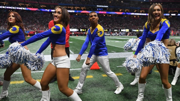 Rams Male Cheerleaders Make Super Bowl History Ctv News 