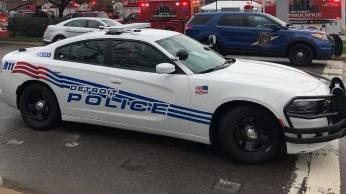 Detroit police cruiser