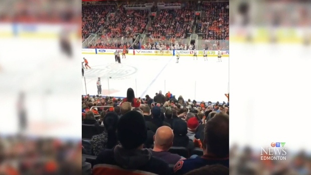 Lifelong Edmonton Oilers fan surprised by fine and reaction to tossing  team's jersey on the ice
