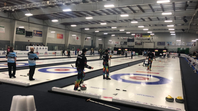 The 2019 Sasktel Tankard men's provincial curling championship in Whitewood. (Claire Hanna/CTV News)