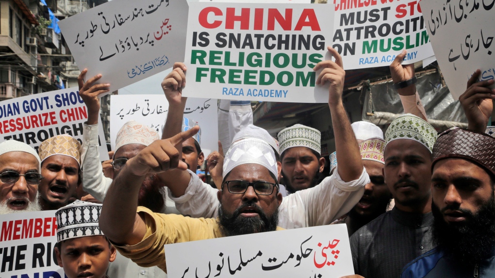 Uighur Muslim protests
