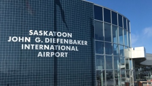 The Saskatoon airport is pictured in this file photo.