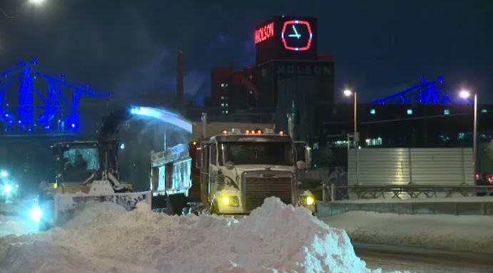 Montreal snow removal