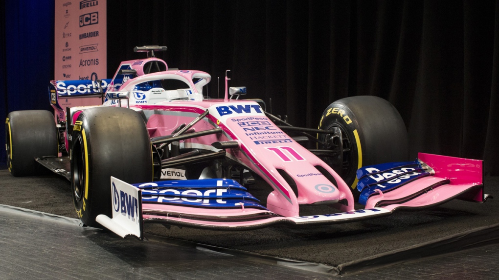 SportPesa Racing Point F1's car