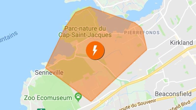 Hydro Quebec outage Feb 16