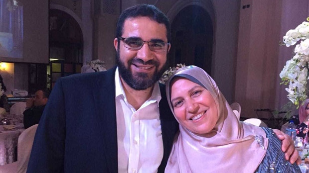 The family of a Canadian man detained in Egypt is calling on the federal government to step in after they were informed that he is being held in a notorious prison without charge. Yasser Ahmed Albaz and his wife Safaa Elashmawy are seen in an undated handout photo. THE CANADIAN PRESS/HO-Safaa Elashmawy