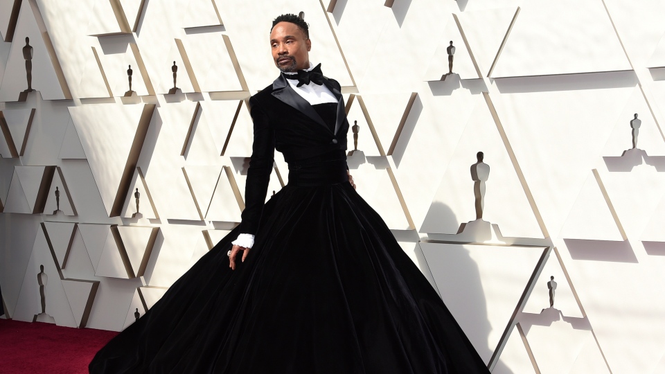 I'm a man in a dress': Billy Porter wears tuxedo gown to 2019 Oscars
