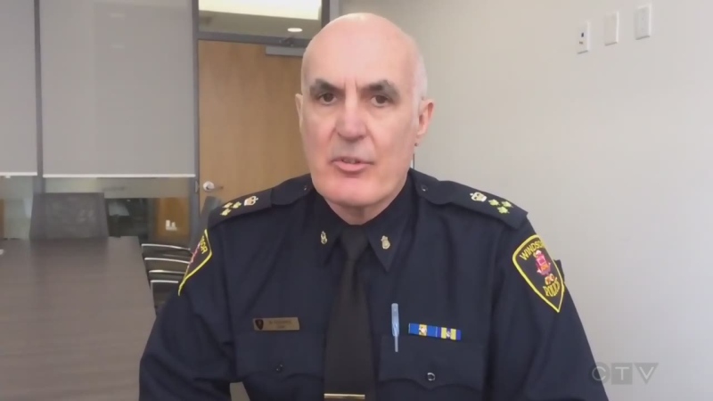 Windsor police Chief Al Frederick speaks to media on Tuesday, Feb. 26, 2019. (Michelle Maluske / CTV Windsor)