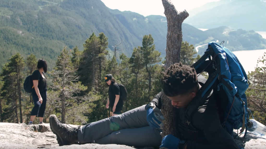 Jimmy Butler hikes in Vancouver